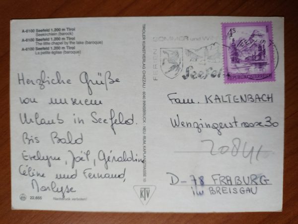 Postcard Seefeld Tirol - Image 2