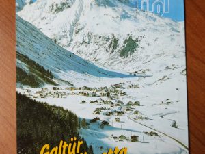 Postcard Galtur Silvretta