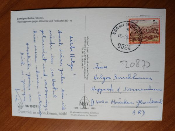 Postcard Presseggersee - Image 2