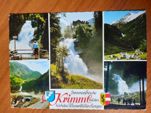 Postcard Krimmler Wasserfalle