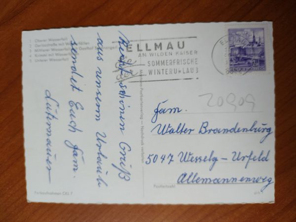 Postcard Krimmler Wasserfalle - Image 2