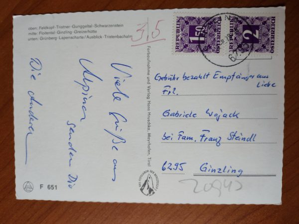 Postcard Ginzling - Image 2
