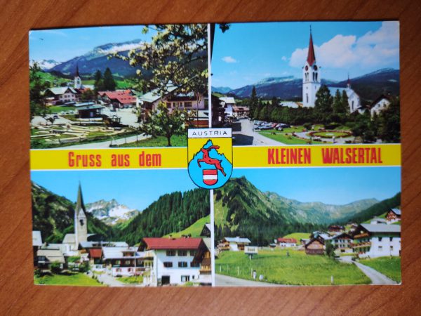 Postcard Walsertal