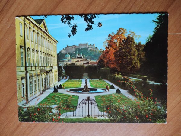 Postcard Mirabellgarten Salzburg