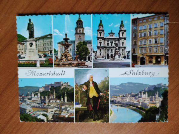 Postcard Mozart Salzburg