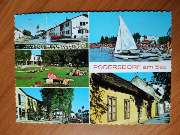 Postcard Podersdorf