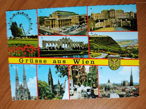 Postcard Grusse aus Wien