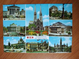Postcard Wien 8 pictures
