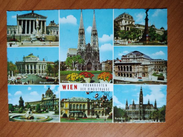Postcard Wien 8 pictures