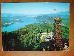 Postcard Pyramidenkogel Karnten