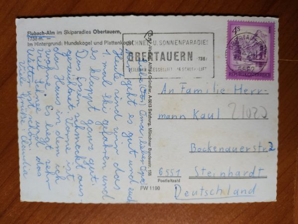 Postcard Flubach Alm - Image 2