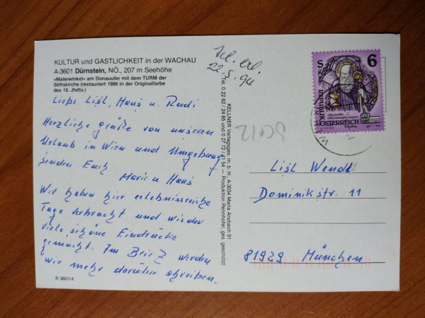 Postcard Durnstein - Image 2