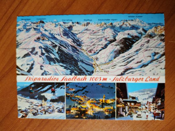 Postcard Skiparadies Saalbach
