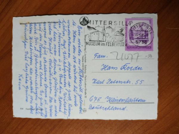 Postcard Felbertauernstrasse - Image 2