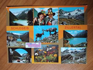 Postcard Schlegeis Zillertal