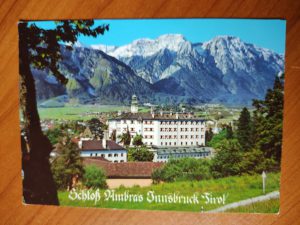 Postcard Schloss Ambras Innsbruck