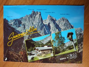 Postcard Griesner Alm