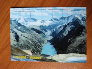 Postcard Schlegeis Stausee
