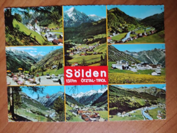 Postcard Solden Tirol