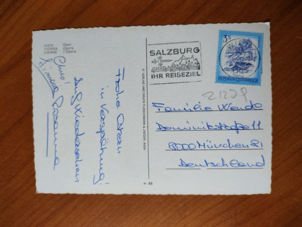 Postcard Wien Oper - Image 2