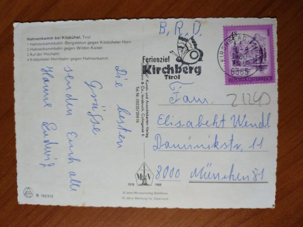 Postcard Hahnenkamm Tirol - Image 2