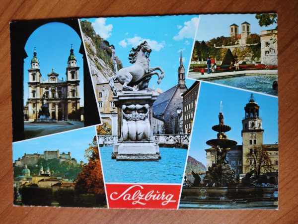 Postcard Salzburg 5 pictures