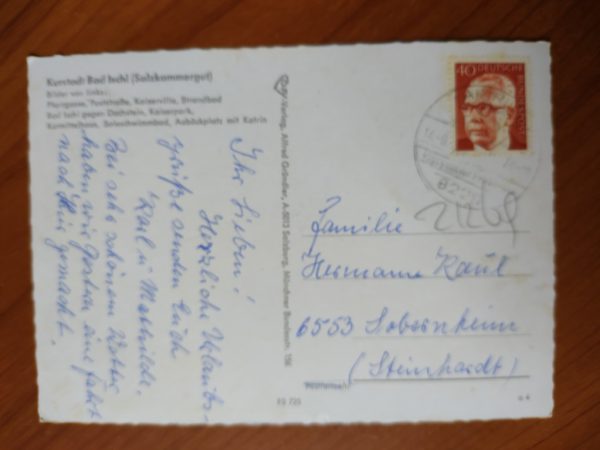 Postcard Salzkammergut Bad Ischl - Image 2