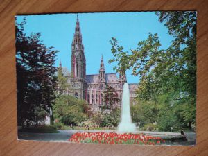 Postcard Wien Rathaus