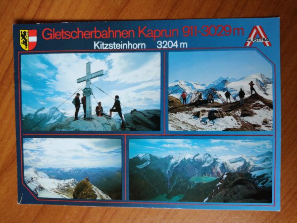 Postcard Gipfelkreuz Kaprun