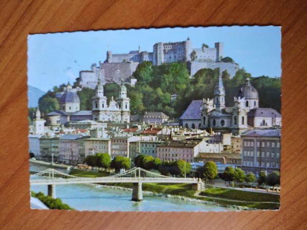 Postcard Salzburg Mozart Stadt