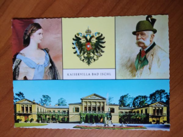 Postcard Bad Ischl Kaiservilla