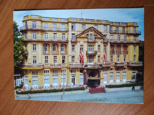 Postcard Wien Parkhotel Schonbrunn