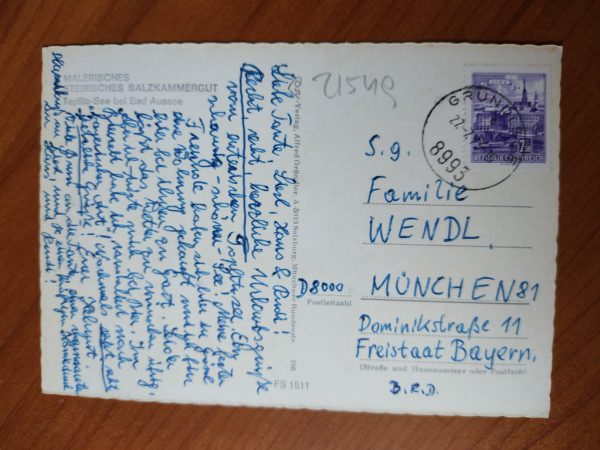 Postcard Salzkammergut - Image 2