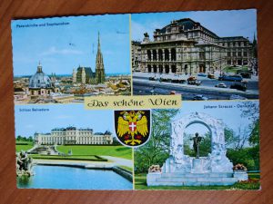Postcard Wien 4 pictures