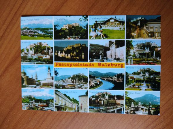 Postcard Salzburg 16 pictures