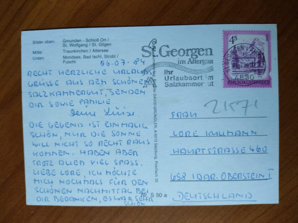Postcard Salzkammergut - Image 2