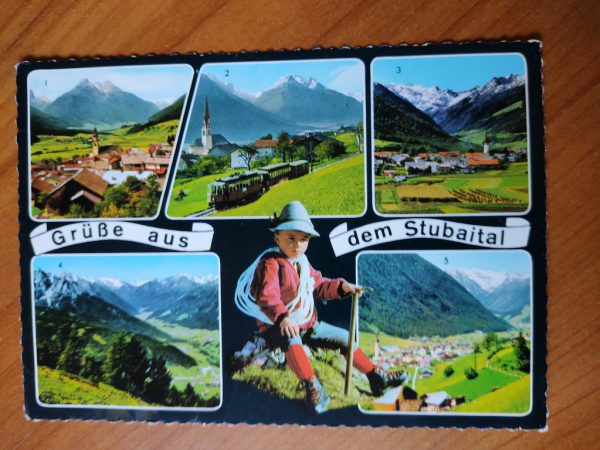 Postcard Grusse aus dem Stubaital