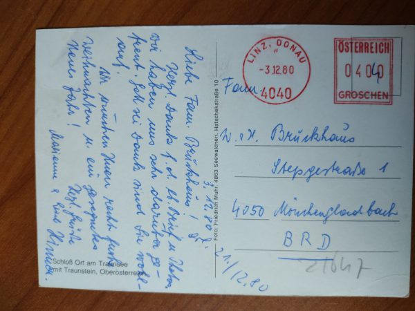 Postcard Traunsee Schloss - Image 2