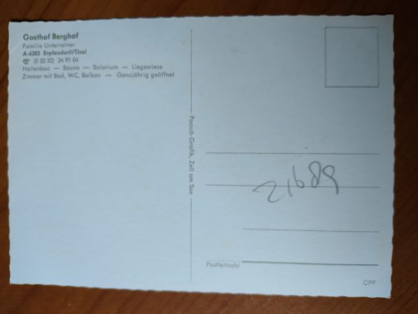 Postcard Gasthof Berghof Tirol - Image 2