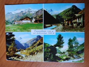 Postcard Matreier Bauernhaus Grossvenediger