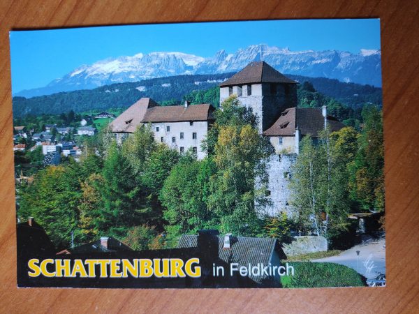 Postcard Schattenburg Feldkirch